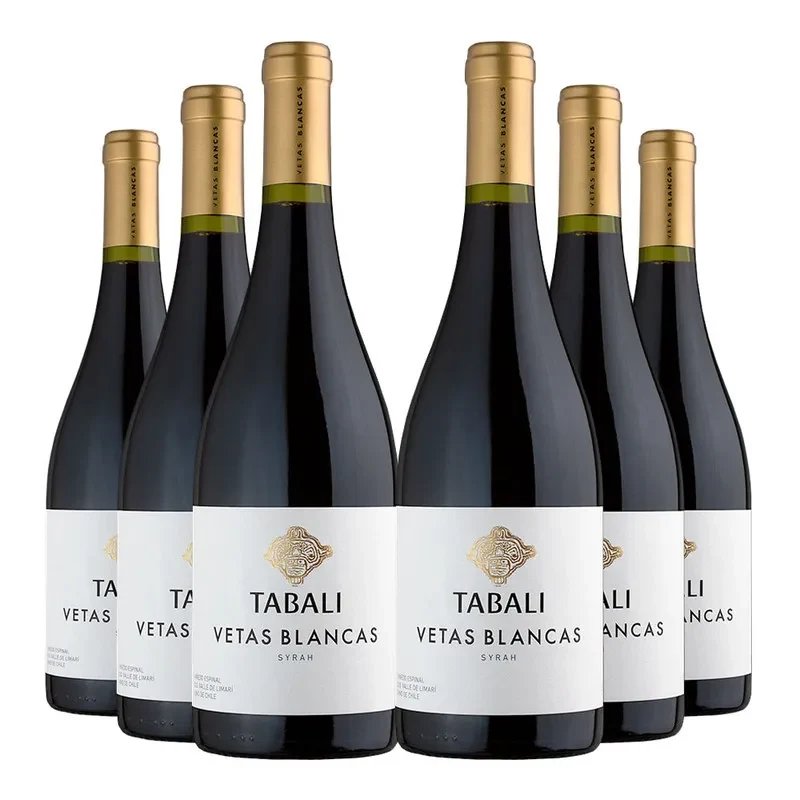 6 Vinos Tabali Vetas Blancas Syrah