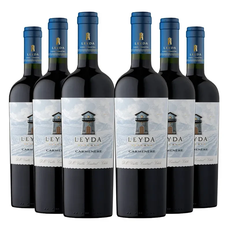6 Vinos Leyda Reserva Carmenere