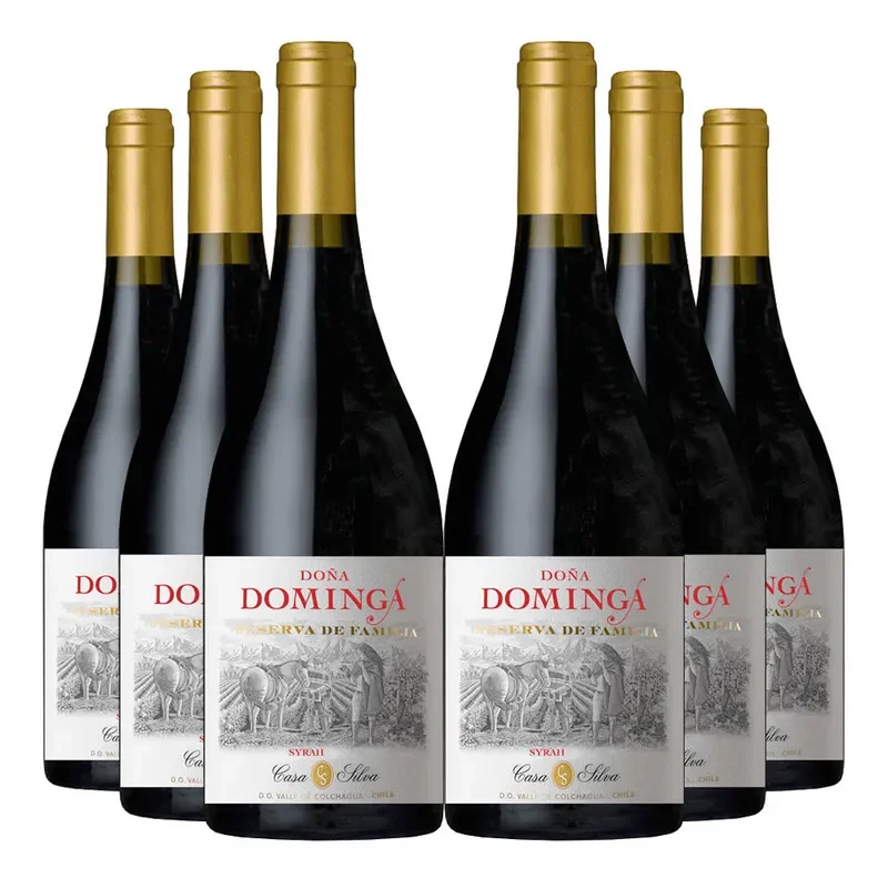 6 Vinos Doña Dominga Rva de Flia Syrah