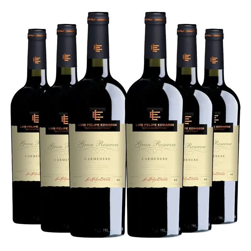 6 Vinos Luis Felipe Edwards Gran Reserva Carmenere