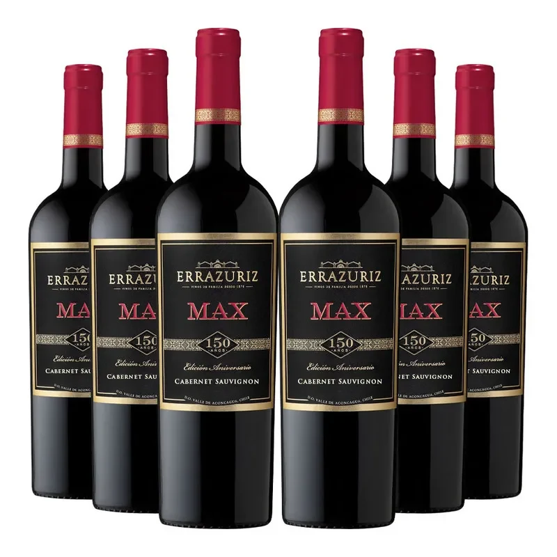 6 Vinos Errazuriz Max Reserva Cabernet Sauvignon