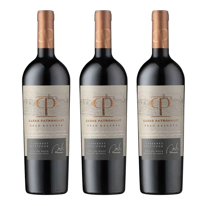3 Vinos Casas Patronales Gran Reserva, Cabernet Sauvignon