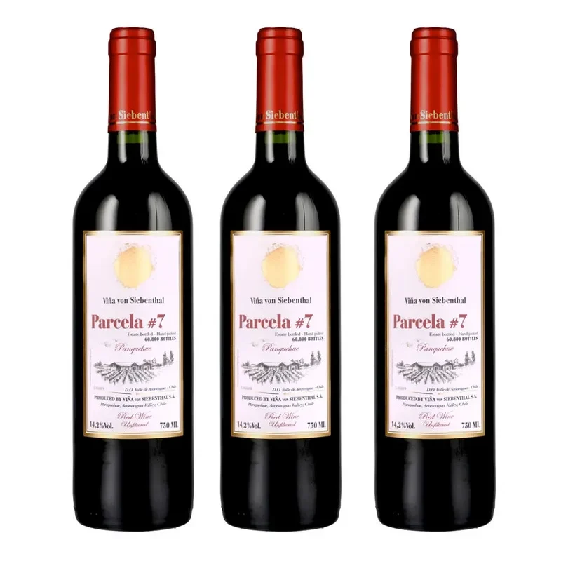 3 Vinos Von Siebenthal Parcela 7, Ensamblaje