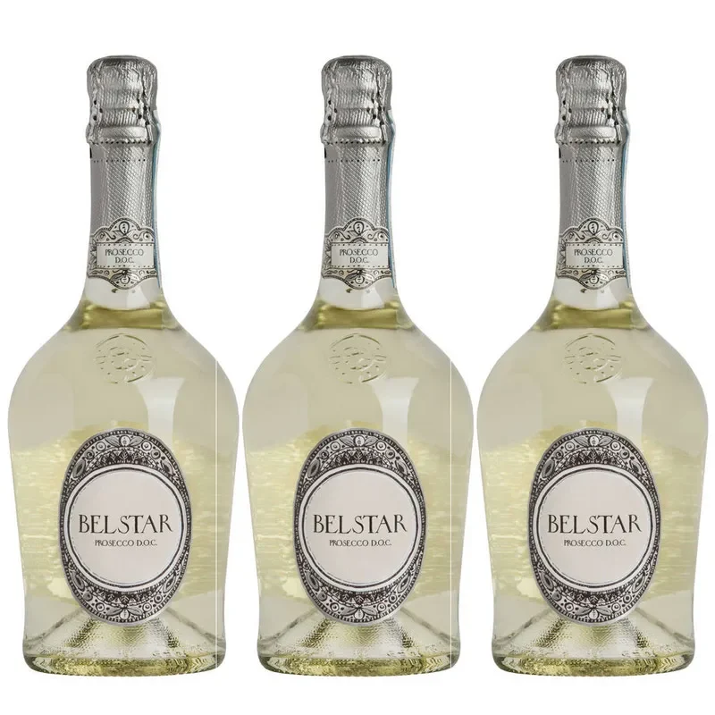 3 Espumantes Bisol Bel Star Prosecco Brut