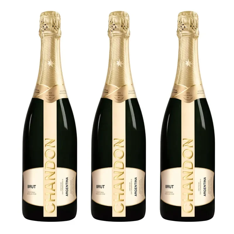 3 Espumantes Chandon Brut, Argentina