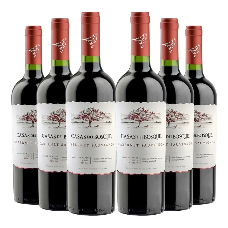 6 Vinos Casas Del Bosque Reserva Cabernet Sauvignon