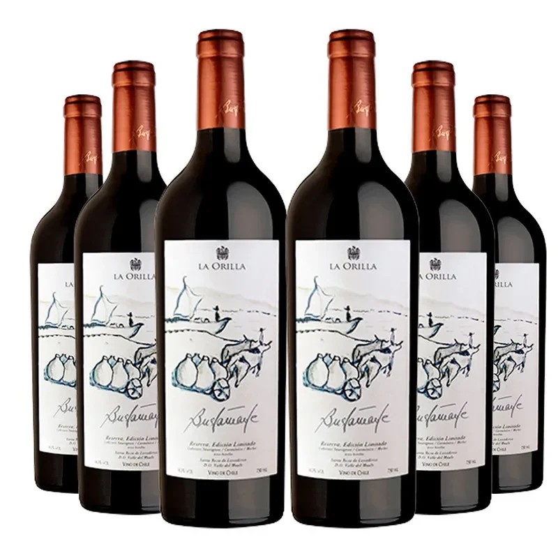6 Vinos Bustamante La Orilla Reserva, Ensamblaje (CS /CA /ME)