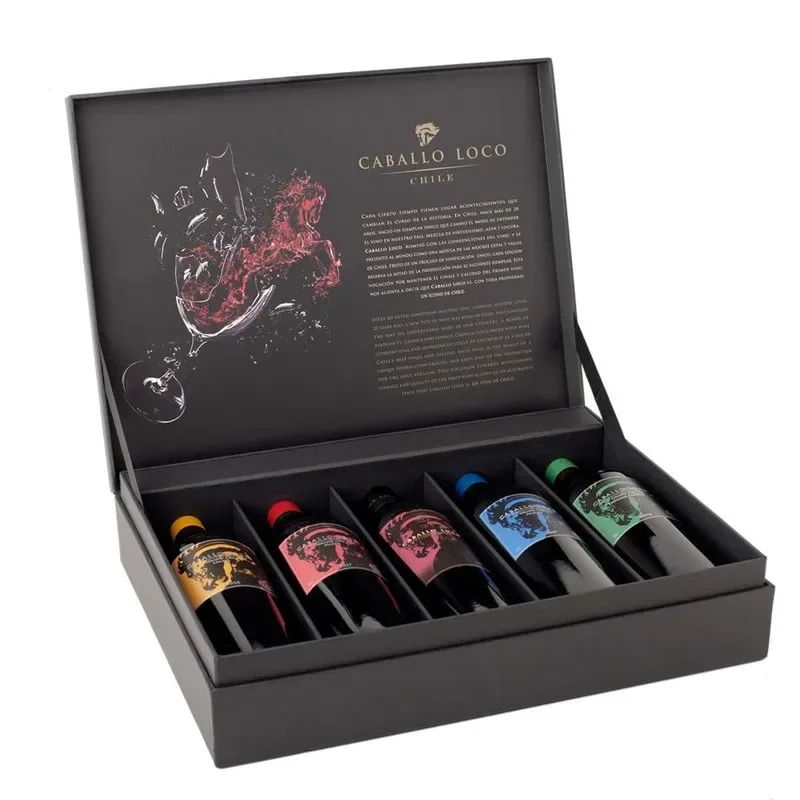 4 Vinos Caballo Loco Collection Grand Cru. Estuche de lujo