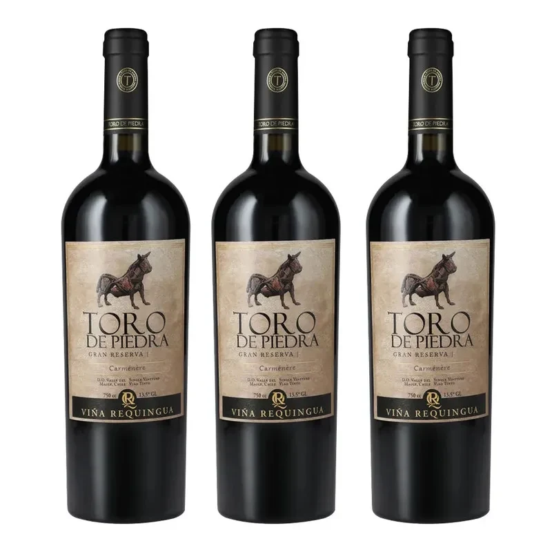 3 Vinos Toro de Piedra Carmenere