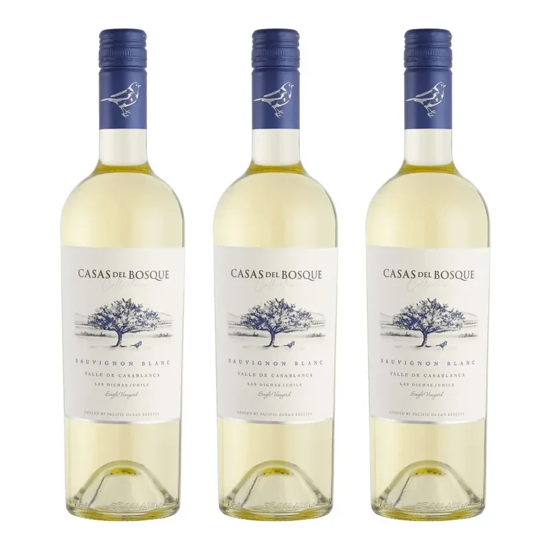 3 Vinos Casas del Bosque Reserva Sauvignon Blanc