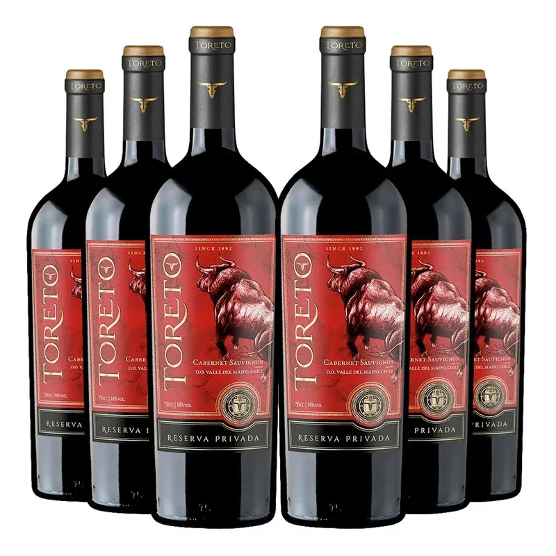 6 Vinos Toreto Reserva Privada Cabernet Sauvignon