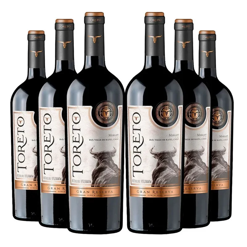 6 Vinos Toreto Gran Reserva Merlot