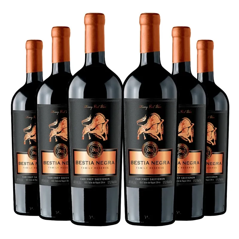 6 Vinos Bestia Negra Reserva de Familia Cabernet Sauvignon