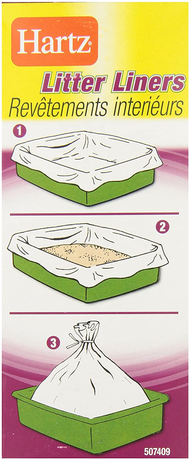 Hartz Litter Liners bolsa cobertor revestimiento arenero con cordones