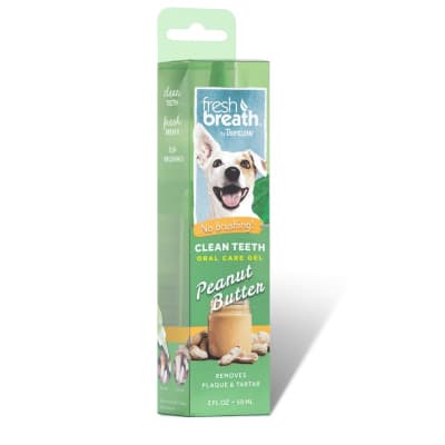 Tropiclean Oral Care Gel  Clean Teeth Peanut Butter Gel Para Perros 59 ml