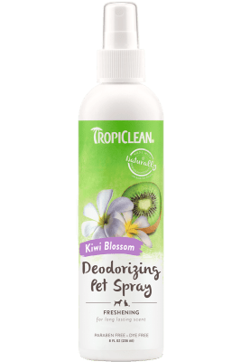 Tropiclean Deodorizin Pet Spray Para Perros y Gatos Kiwi Blossom 236 ml