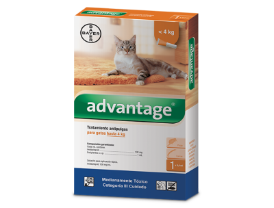 Advantage Gato Hasta 4 kg