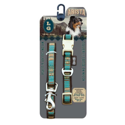 Zeus Arista set collar y correa para Perro Indie
