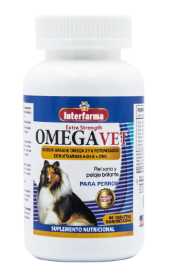 Omegavet Omega 3 y 6 Para Perros 60 tab