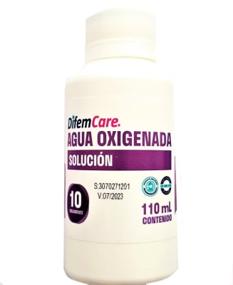 Agua Oxigenada DifemCare 10 vol 110ml