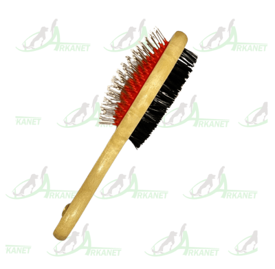 Cepillo De Madera Doble Para Mascotas Cerda