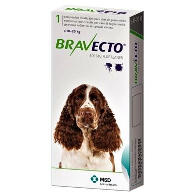 Bravecto 10 a 20 kg de 3 Meses