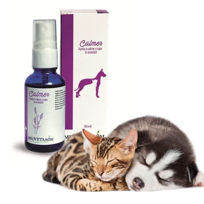 Calmer Spray Tranquilizante Ansiolitico calmante para perro y gato