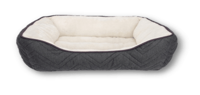 Cama  Rectangular Gris/Blanco Dreamwell  