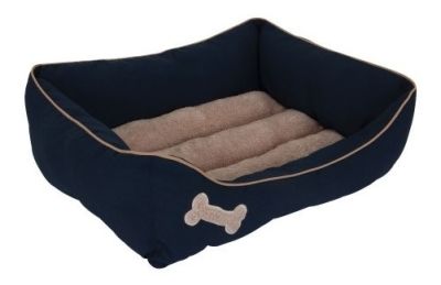 Cama Para Perro Rectangular Con Hueso 63 x 52 cm