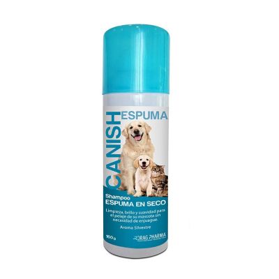 Canish Shampoo Espuma en Seco 160 gr Canish Shampoo Espuma en Seco 160 gr