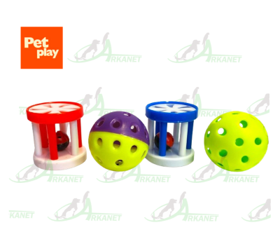 Set 4 Juguetes Cascabel Para Gato