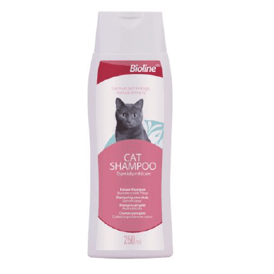 Shampoo Bioline Cat para gato pelo corto 250 ml