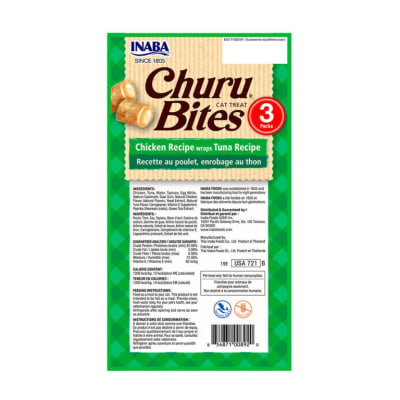 Churu Bites de Pollo Con Atún 3 Packs 30 g