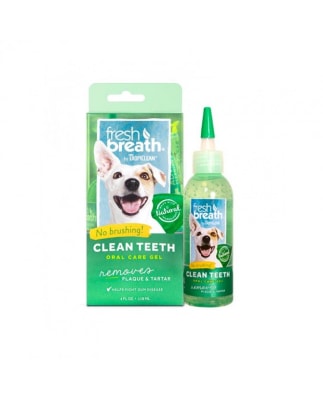 TropiClean Clean Teeth Gel Dental Menta Para Perros 118 ml