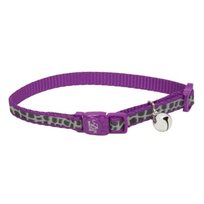 Coastal Lazer Brite Collar Animal Print Collar para Gato