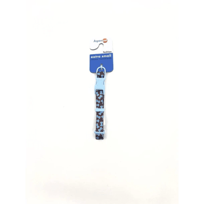 Aspenpet Collar Blue Brown Huesos