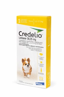 Credelio 56,25 mg (1,3 - 2,5 kg) 1 Pastilla