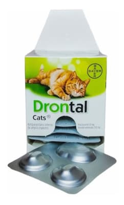 Drontal Cats 1 Sachet con 2 pastillas Antiparasitario Interno Gato Drontal Cats 1 Sachet con 2 pastillas Antiparasitario Interno Gato