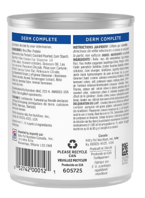 Hill's Derm Complete Lata para Perro 370 g