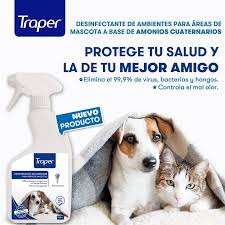 Desinfectante de Ambiente Para Mascotas Traper 500 cc