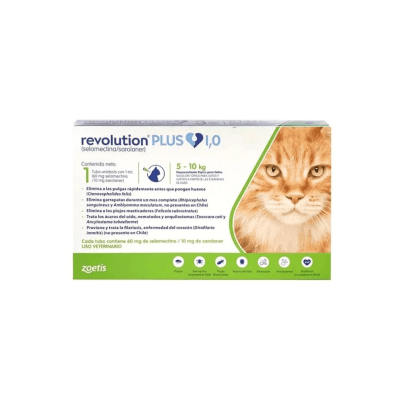 Revolution Plus 0,5 Para Gatos 5 a 10 kg Revolution Plus 0,5 Para Gatos 5 a 10 kg