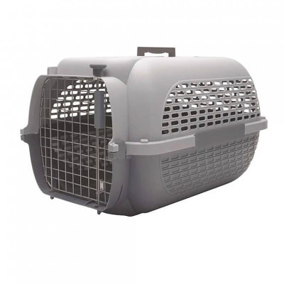 Dogit Voyageur Jaula de Transporte Para Perro Canil Gris