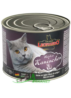 Leonardo Kaninchen Lata Conejo Para Gato