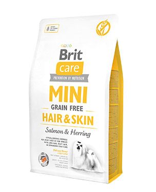 Brit Care Mini Grain Free Hair & Skin Salmon & Herring Alimento Para Perro