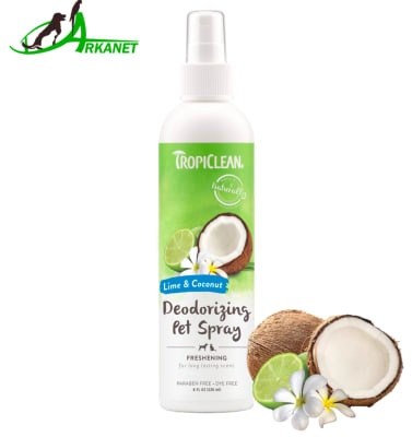 Tropiclean Deodorizing Pet Spray Lime & Coconut Desodorante Para Perros y Gatos 236 ml