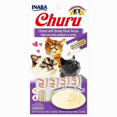 Churu Pollo con Camarón 56 gr