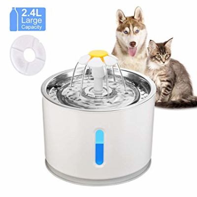 Fuente Flor De Agua Acero Inoxidable 2,4 Lts