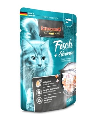 Leonardo Pouch Fish + Shrimps 85 gr