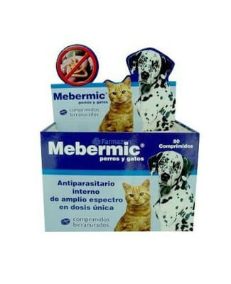 Mebermic Antiparasitario Felino y canino Comprimido unidad