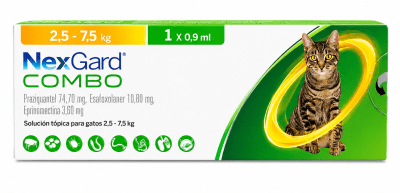 NexGard Combo Para Gatos 2,5 a 7,5 Kg 1 Pipeta